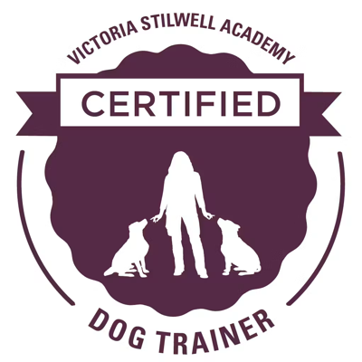 Victoria Stilwell Academy Certified Dog Trainer badge